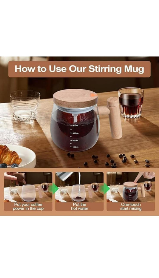electric self-stirring mug